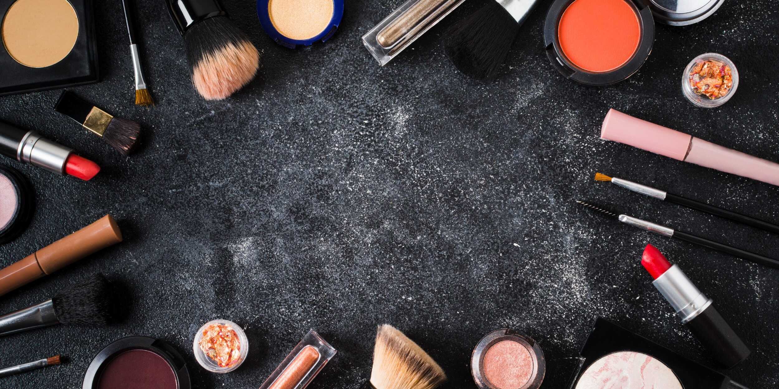 glamour-cosmetics-scattered-dark